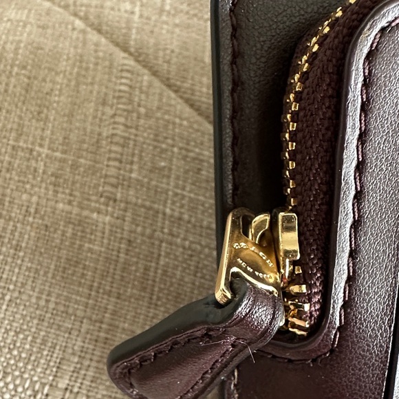 Coach  Leather Wallet with Gold Accents - Picture 4 of 9